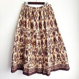 Bailey 44 iKat Abstract Print Skirt and One Shoulder Crop Top + Skirt SET  XL